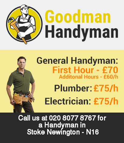 Local handyman rates for Stoke Newington